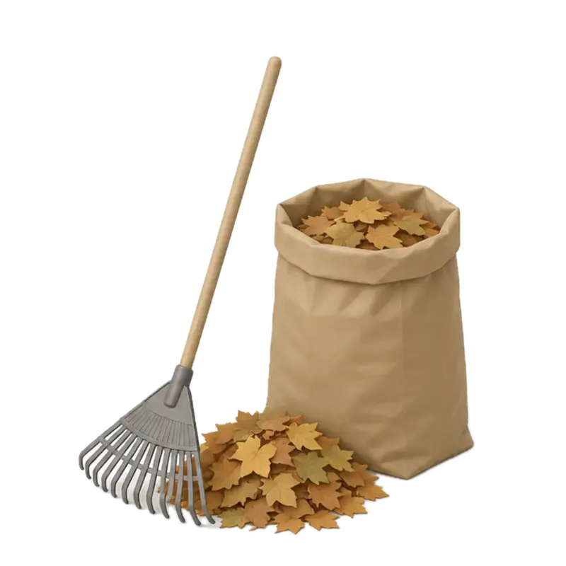 Уборка листьев